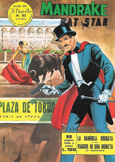 Cover for Mandrake - Il Vascello [Series One] (Edizioni Fratelli Spada, 1962 series) #85