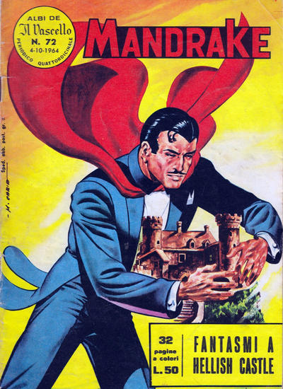Cover for Mandrake - Il Vascello [Series One] (Edizioni Fratelli Spada, 1962 series) #72