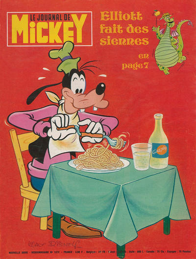 Cover for Le Journal de Mickey (Hachette, 1952 series) #1372