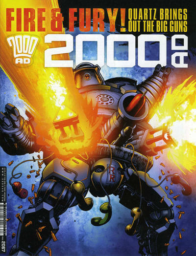 Cover for 2000 AD (Rebellion, 2001 series) #2067