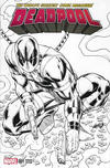 Cover Thumbnail for Deadpool (2016 series) #1 [Comicbook.com Exclusive Rob Liefeld Black and White Variant]