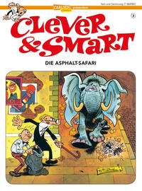Cover Thumbnail for Clever & Smart (Carlsen Comics [DE], 2018 series) #3 - Die Asphalt-Safari