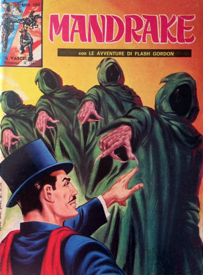 Cover for Mandrake - Il Vascello [Series Two] (Edizioni Fratelli Spada, 1967 series) #198
