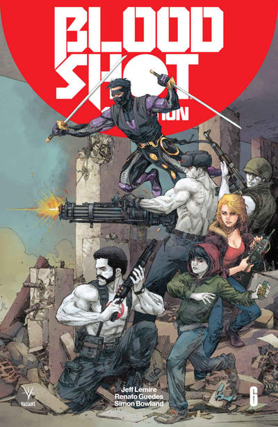 Cover for Bloodshot Salvation (Valiant Entertainment, 2017 series) #6 [Cover A - Kenneth Rocafort]