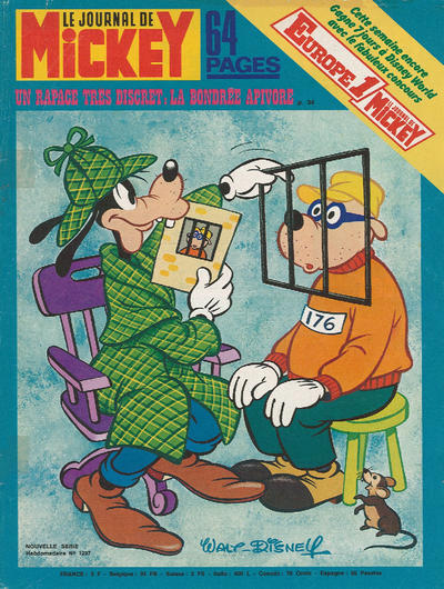 Cover for Le Journal de Mickey (Hachette, 1952 series) #1297