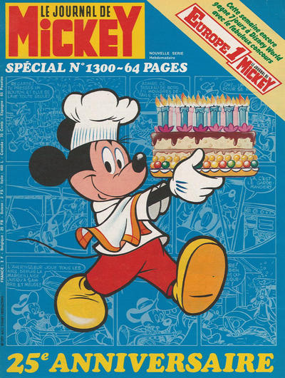 Cover for Le Journal de Mickey (Hachette, 1952 series) #1300
