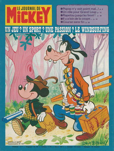 Cover for Le Journal de Mickey (Hachette, 1952 series) #1317