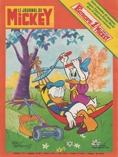 Cover for Le Journal de Mickey (Hachette, 1952 series) #1318