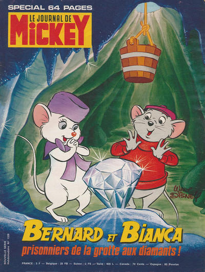 Cover for Le Journal de Mickey (Hachette, 1952 series) #1328