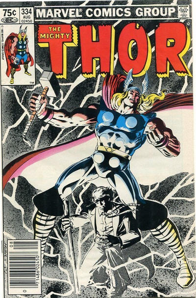 Cover for Thor (Marvel, 1966 series) #334 [Canadian]