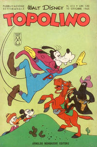 Cover Thumbnail for Topolino (Mondadori, 1949 series) #515