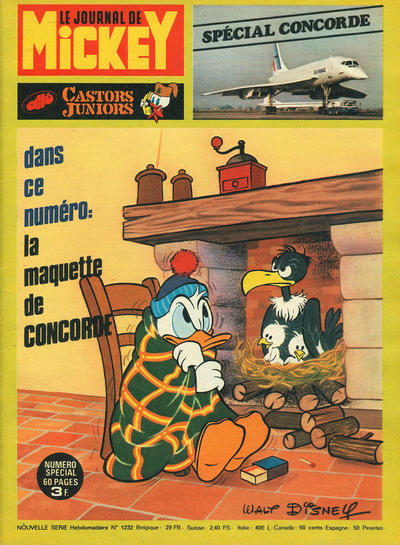 Cover for Le Journal de Mickey (Hachette, 1952 series) #1232