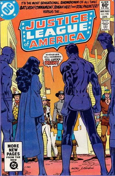 Cover for Justice League of America (DC, 1960 series) #198 [Direct]