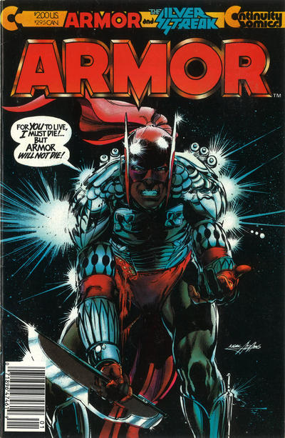 Cover for Armor (Continuity, 1985 series) #1 [Second Print]