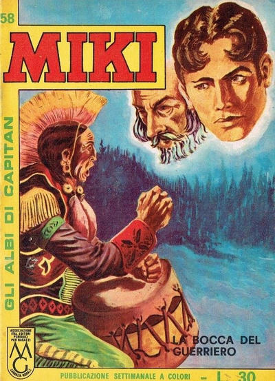 Cover for Gli Albi di Capitan Miki (Casa Editrice Dardo, 1962 series) #58