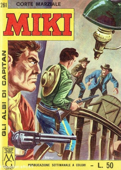Cover for Gli Albi di Capitan Miki (Casa Editrice Dardo, 1962 series) #261