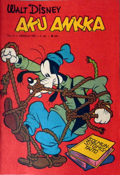 Cover for Aku Ankka (Sanoma, 1951 series) #11/1959