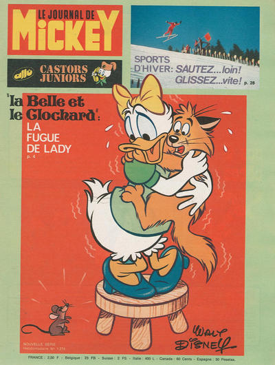 Cover for Le Journal de Mickey (Hachette, 1952 series) #1274