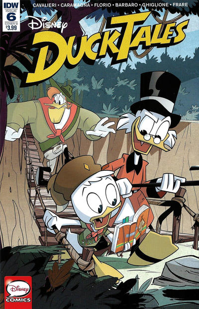 Cover for DuckTales (IDW, 2017 series) #6 [Cover B - Marco Ghiglione and Lucio De Giuseppe]