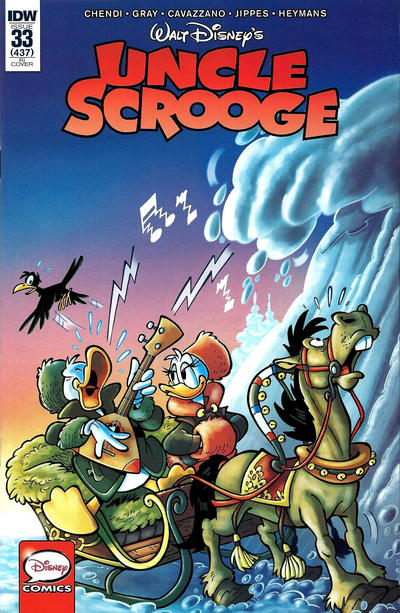 Cover for Uncle Scrooge (IDW, 2015 series) #33 / 437 [Cover RI]