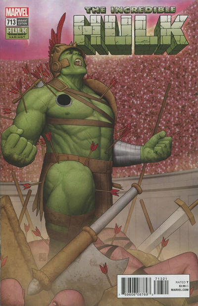 Cover for Incredible Hulk (Marvel, 2017 series) #713 [Hulk Variant]