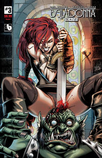 Cover for Belladonna: Fire and Fury (Avatar Press, 2017 series) #3 [Impaled Cover]