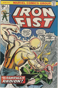 Cover for Iron Fist (Marvel, 1975 series) #4 [30¢]