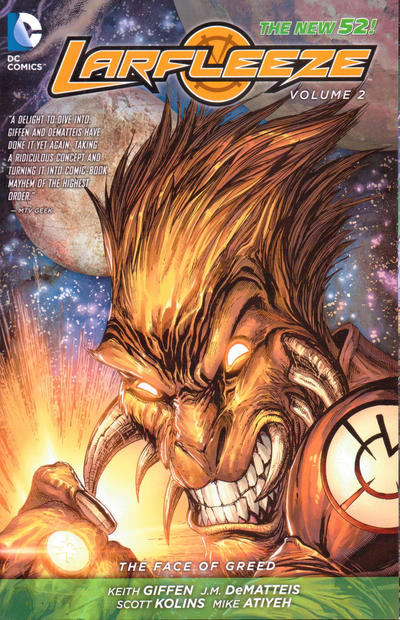 Cover for Larfleeze (DC, 2014 series) #2 - The Face of Greed