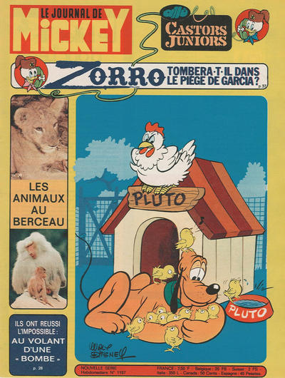 Cover for Le Journal de Mickey (Hachette, 1952 series) #1197