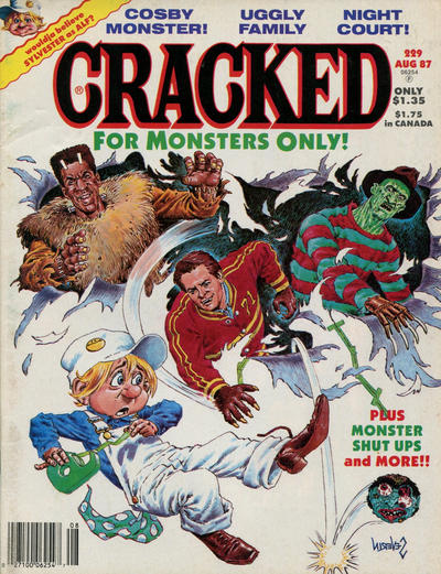 Cover for Cracked (Globe Communications, 1985 series) #229