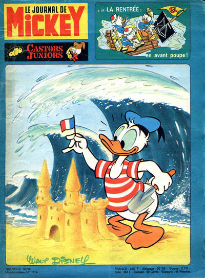 Cover for Le Journal de Mickey (Hachette, 1952 series) #1214