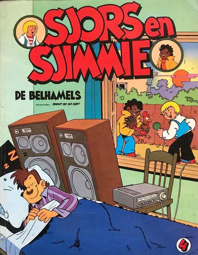 Cover for Sjors en Sjimmie (Oberon, 1977 series) #4 - De belhamels [Eerste druk (1979)]
