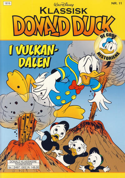 Cover for Klassisk Donald Duck (Hjemmet / Egmont, 2016 series) #11 - Donald Duck i Vulkandalen