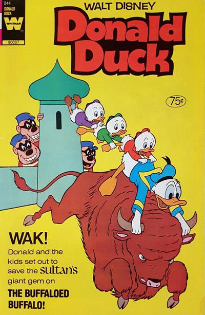 Cover for Donald Duck (Western, 1962 series) #244 [Canadian]
