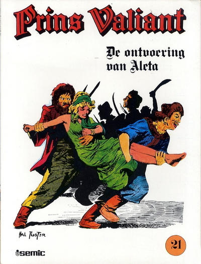 Cover for Prins Valiant (Semic Press, 1975 series) #21 - De ontvoering van Aleta