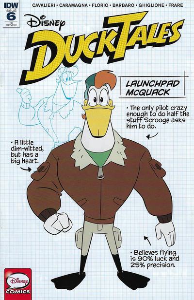 Cover for DuckTales (IDW, 2017 series) #6 [Cover RI - DuckTales Creative Team]