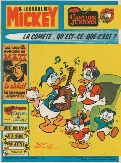 Cover for Le Journal de Mickey (Hachette, 1952 series) #1127