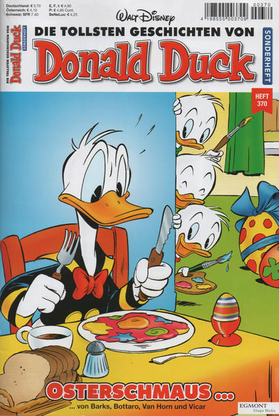 Cover for Die tollsten Geschichten von Donald Duck (Egmont Ehapa, 1965 series) #370