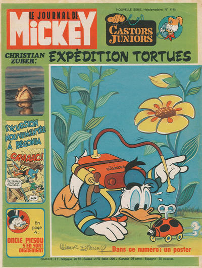 Cover for Le Journal de Mickey (Hachette, 1952 series) #1140