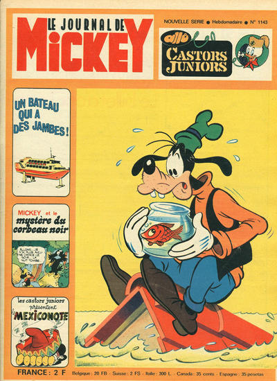 Cover for Le Journal de Mickey (Hachette, 1952 series) #1143