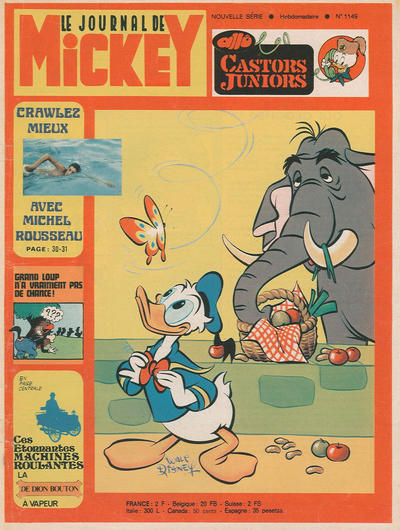 Cover for Le Journal de Mickey (Hachette, 1952 series) #1149