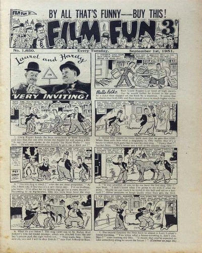 Cover for Film Fun (Amalgamated Press, 1920 series) #1650