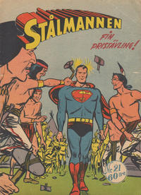 Cover Thumbnail for Stålmannen (Centerförlaget, 1949 series) #21/1956