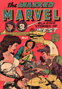 Cover Thumbnail for The Masked Marvel (Atlas, 1953 ? series) #1