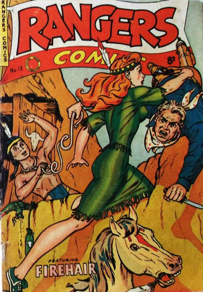 Cover for Rangers Comics (H. John Edwards, 1950 ? series) #12