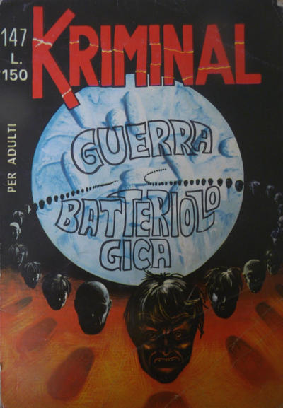 Cover for Kriminal (Editoriale Corno, 1964 series) #147