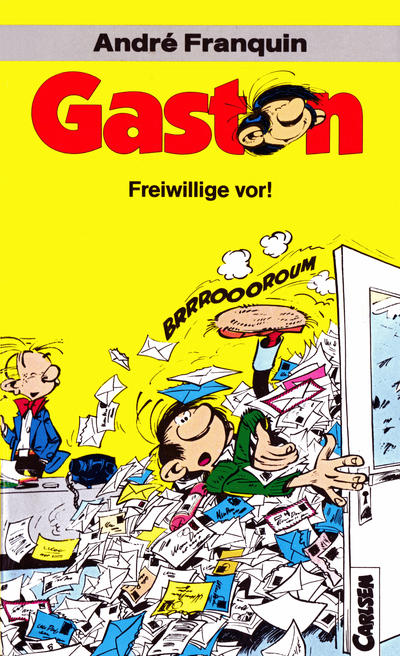 Cover for Carlsen Pocket (Carlsen Comics [DE], 1990 series) #14 - Gaston - Freiwillige vor!