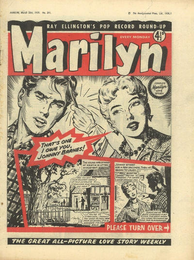 Cover for Marilyn (Amalgamated Press, 1955 series) #211