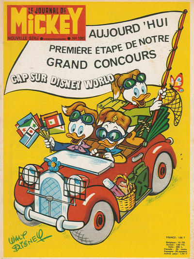 Cover for Le Journal de Mickey (Hachette, 1952 series) #1085