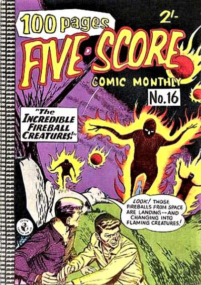 Cover for Five-Score Comic Monthly (K. G. Murray, 1958 series) #16